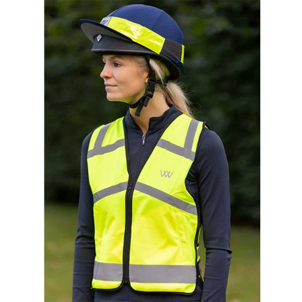 Woof Wear Hi Vis Riding Vest Adults Yellow