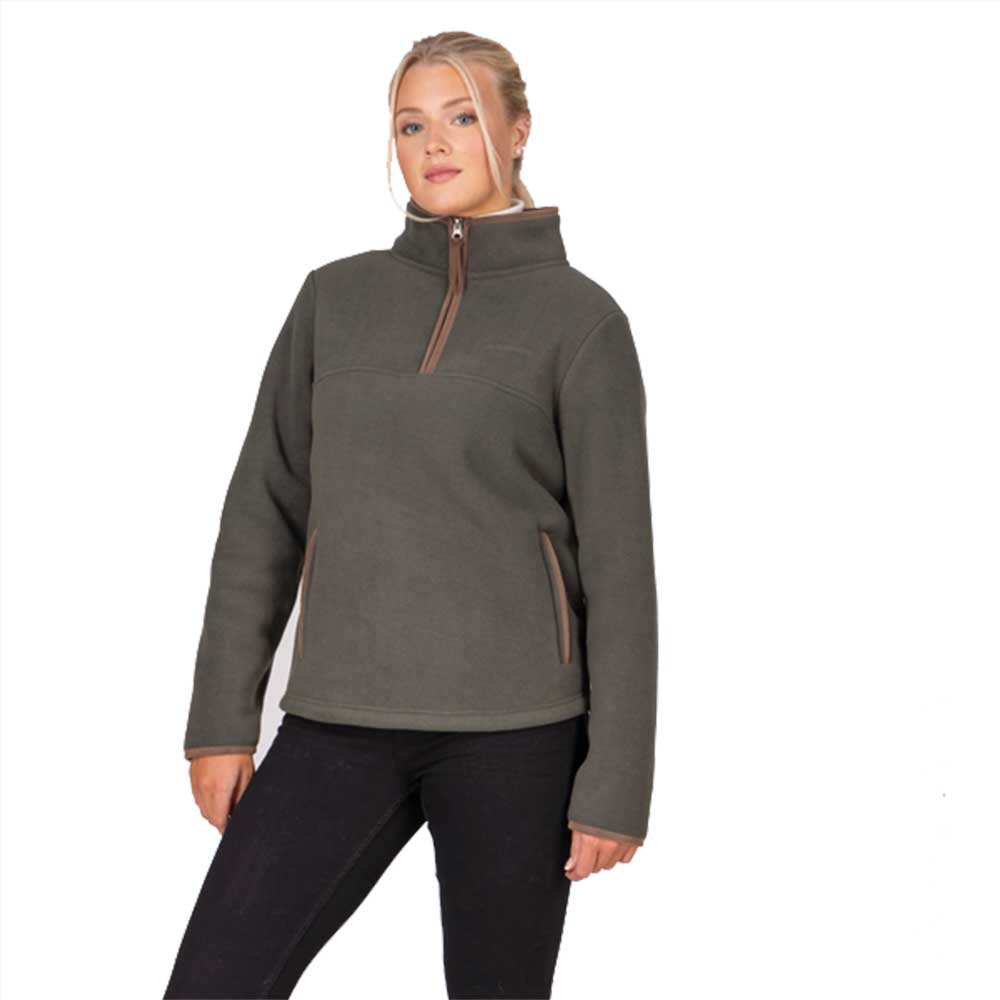 Aubrion Half Zip Fleece Green