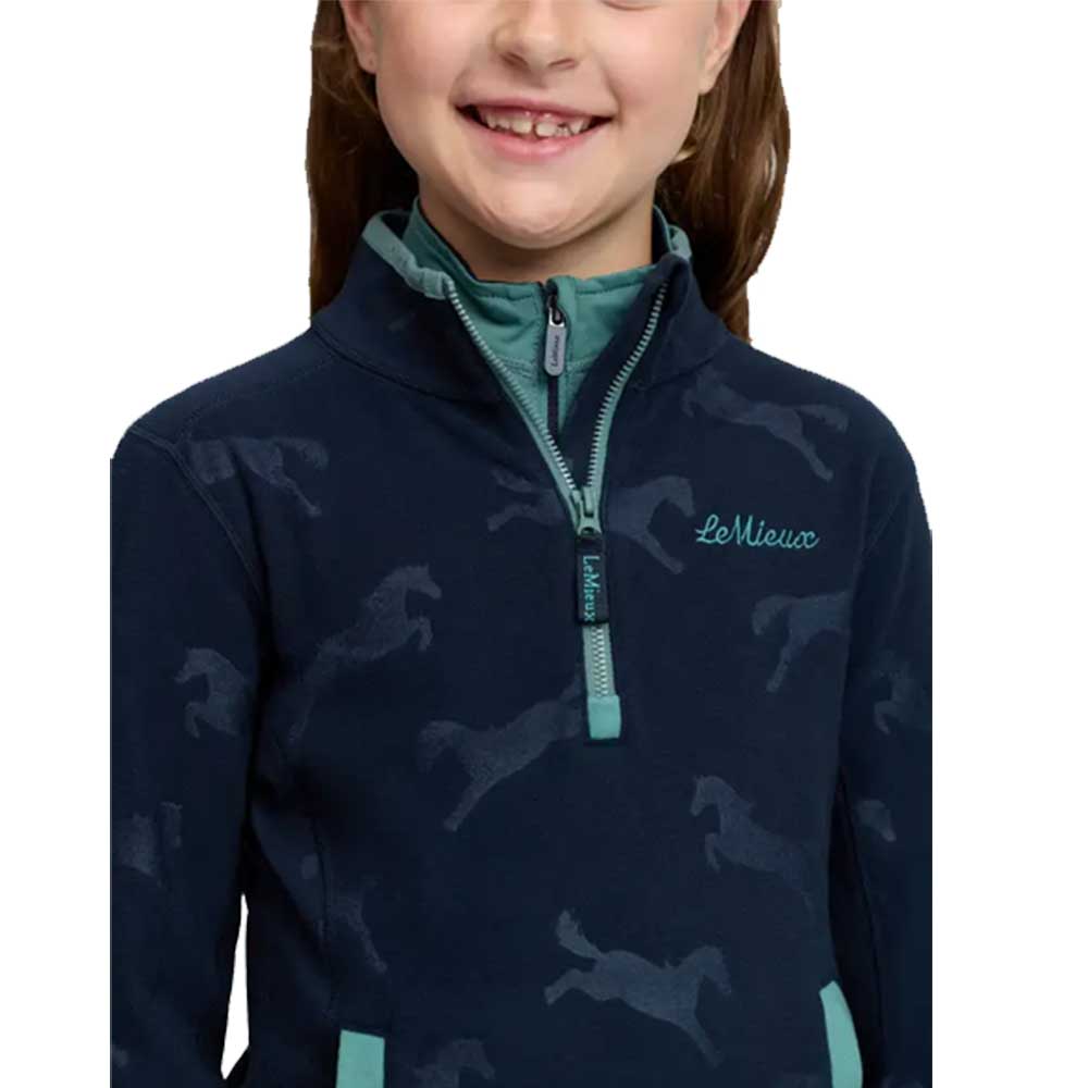 LeMieux Mini Maggie Horse Fleece Navy