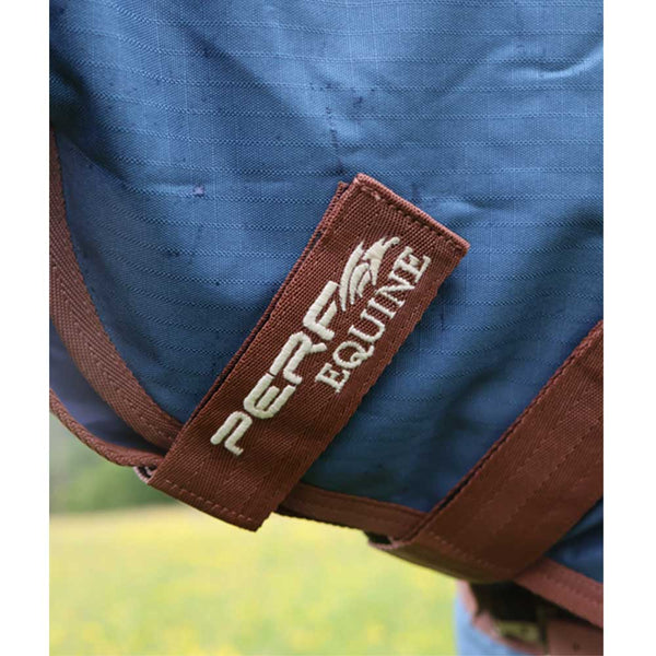 Perf Equine Detachable Neck 50g Turnout Rug Deep Blue