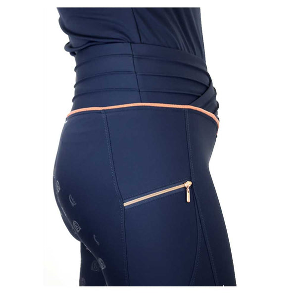 Bloomfields Maya Pleated Leggings Navy