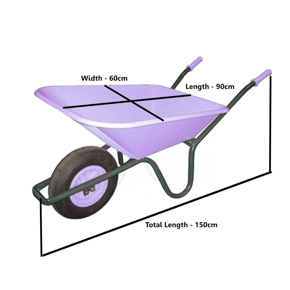 FORT Cosmo 90Ltr Lavender Wheelbarrow
