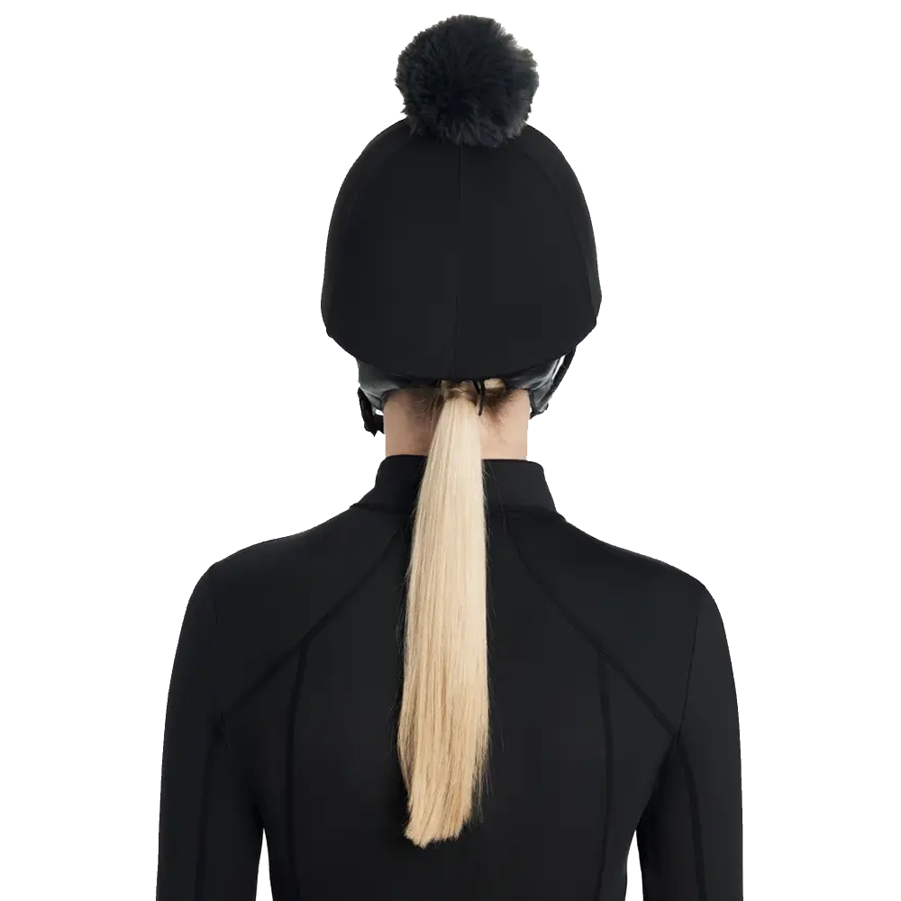 LeMieux Classique Pom Hat Silk Black