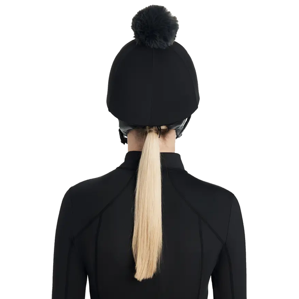 LeMieux Classique Pom Hat Silk Black