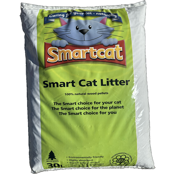Smart Cat Premium Wood Based Cat Litter 30Ltr