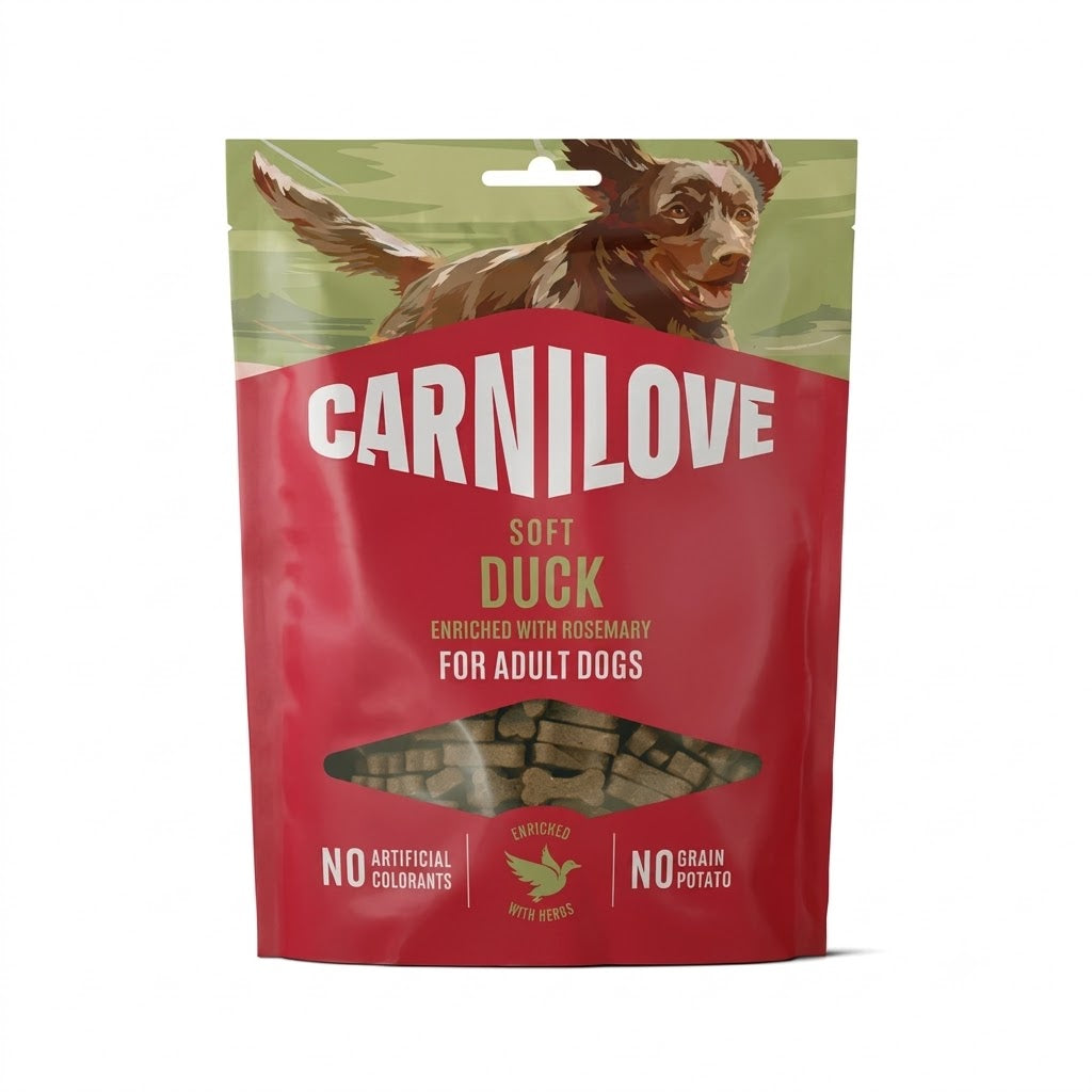 Carnilove Duck with Rosemary Soft Dog Treats 200g