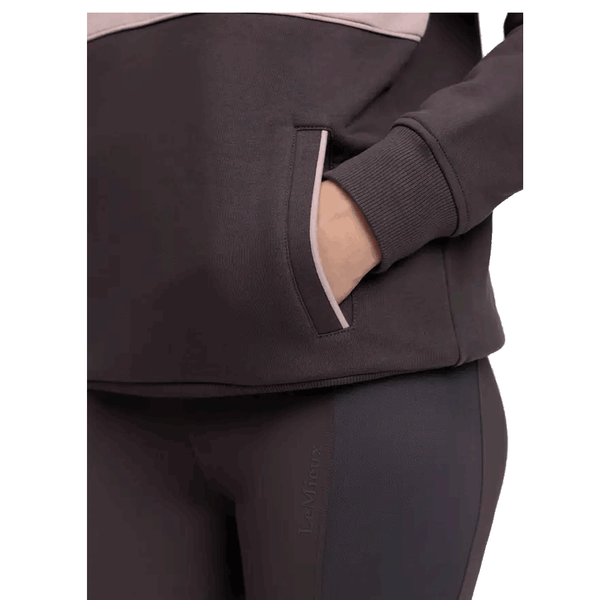 LeMieux Heritage Quarter Zip Sweat Cocoa