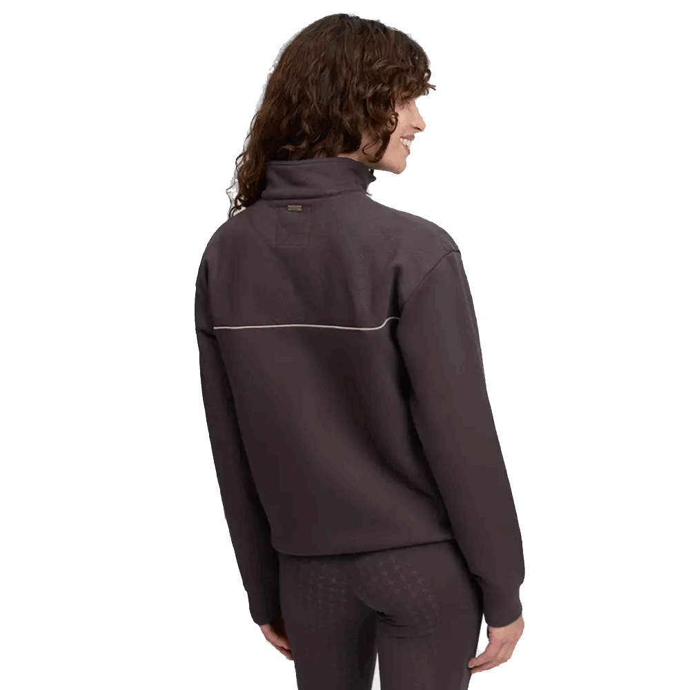LeMieux Heritage Quarter Zip Sweat Cocoa
