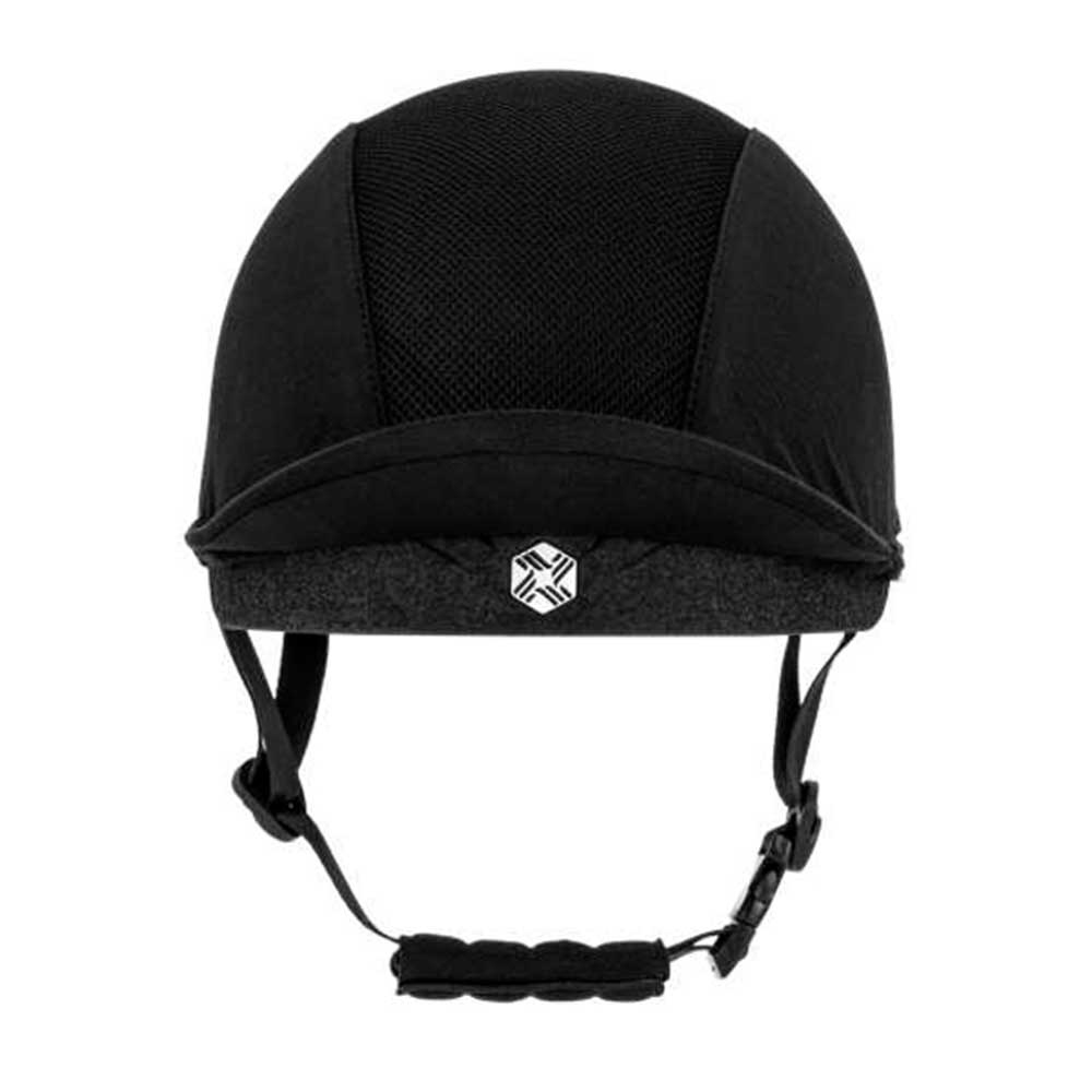 Charles Owen EQX Phoenix Helmet Black/Silver Chrome