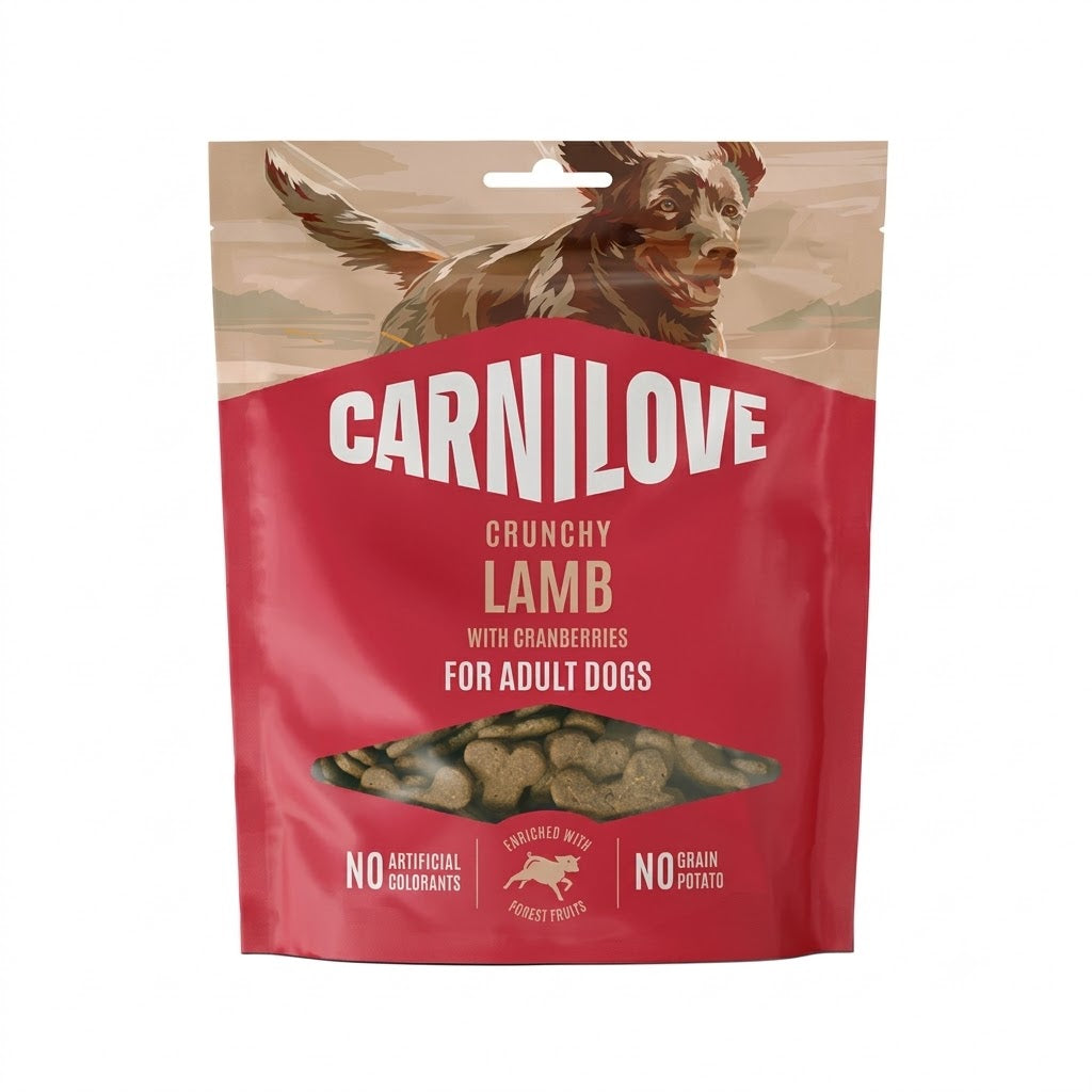 Carnilove Lamb with Cranberries Crunchy Dog Treats 200g
