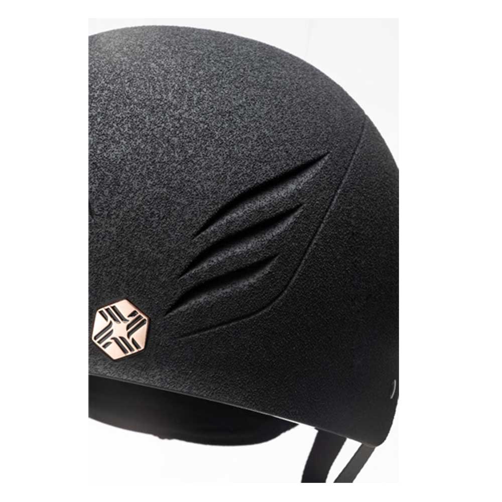 Charles Owen EQX Phoenix Helmet Black/Rose Gold