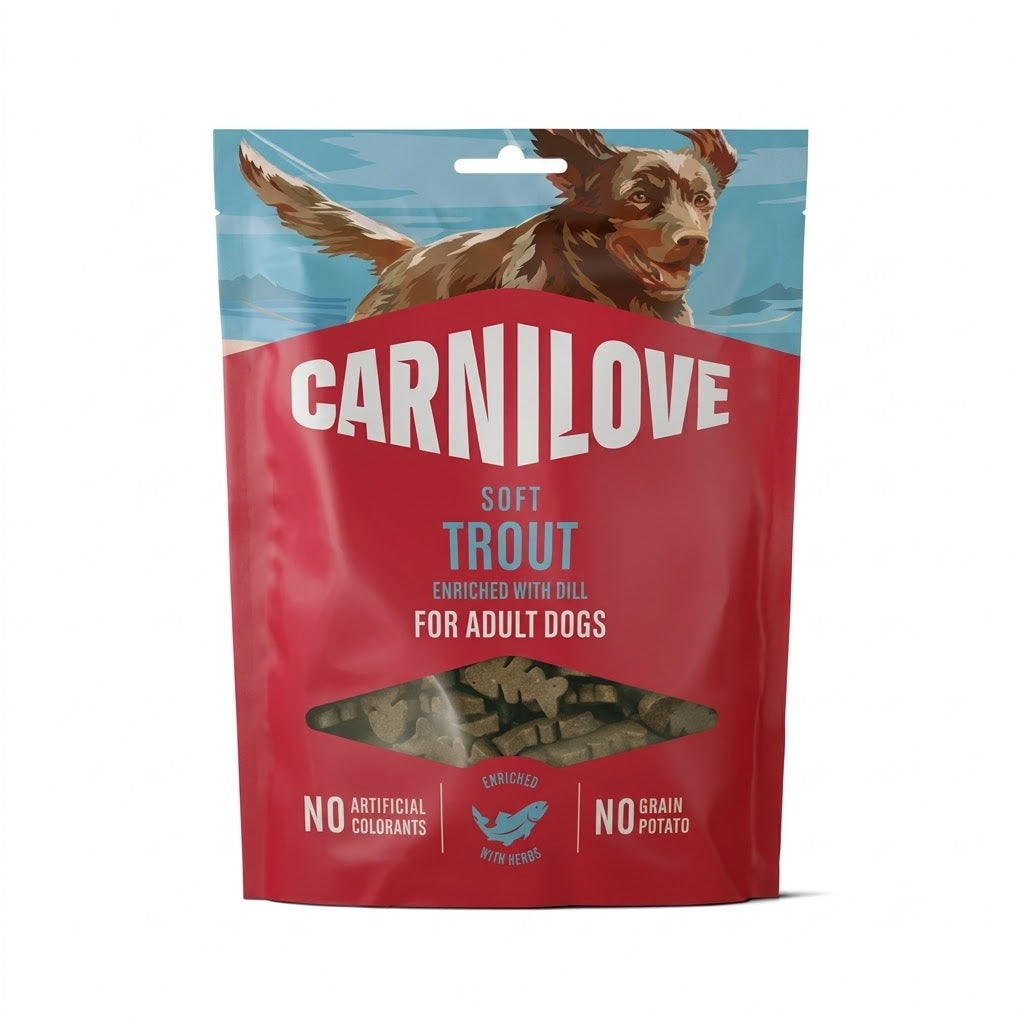 Carnilove Trout with Dill Soft Dog Treats 200g