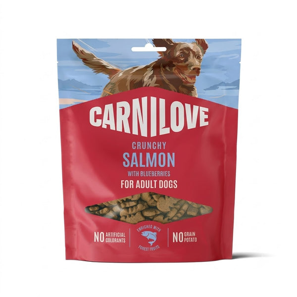 Carnilove Salmon with Blueberries Crunchy Dog Treats 200g